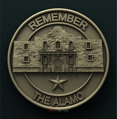 REMEMBER THE ALAMO 3D STL 3DWave